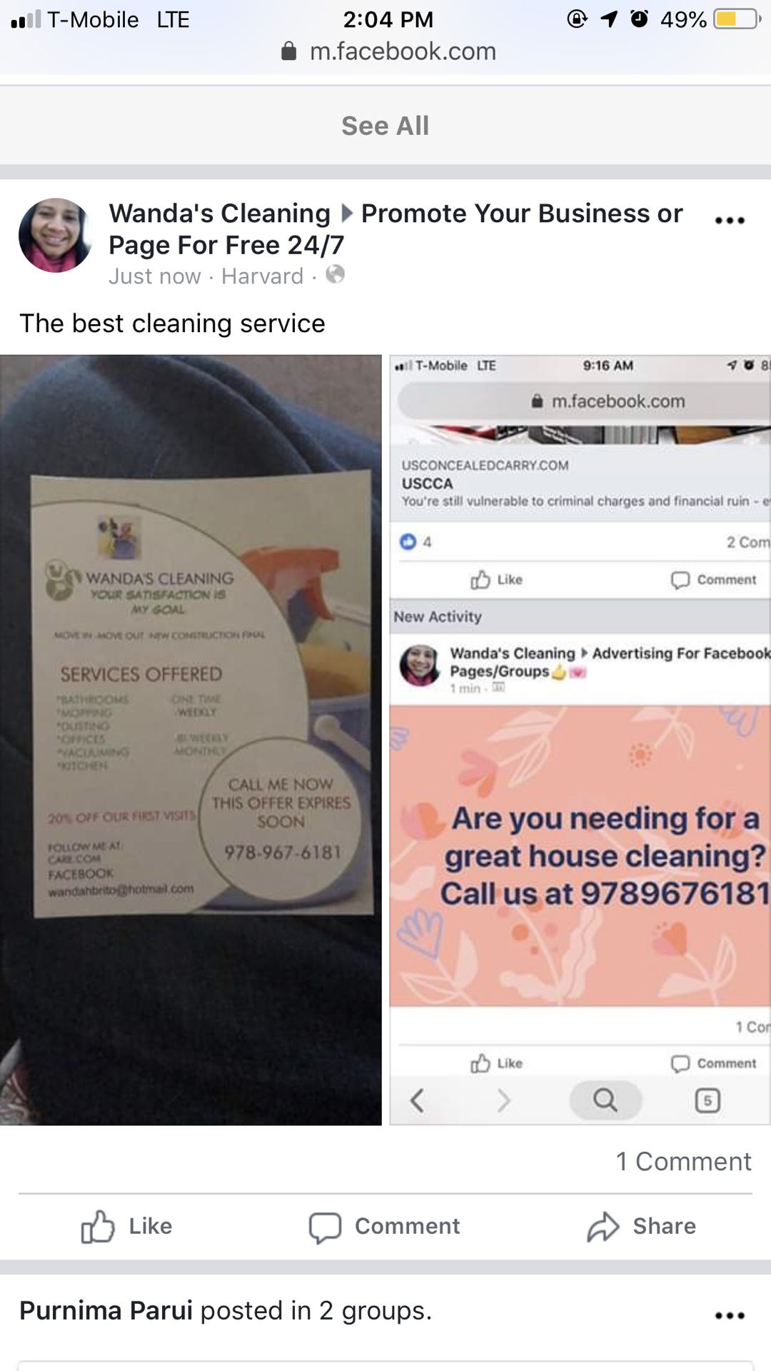 Cleaning services in all Massachussets