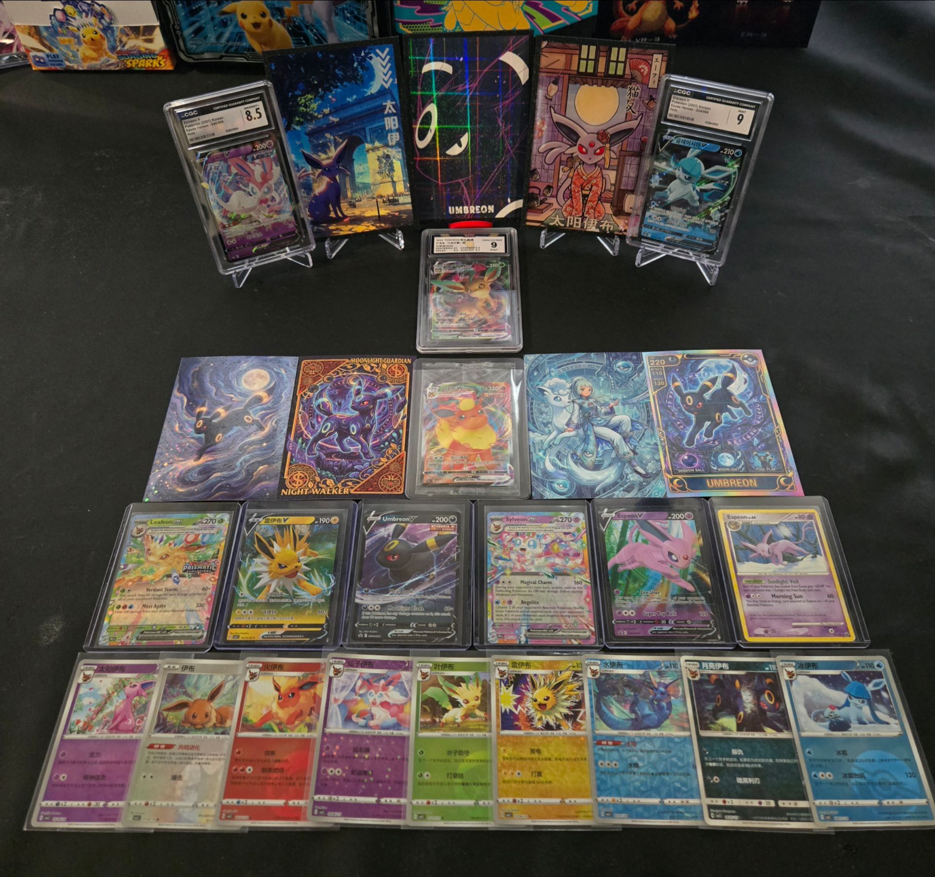 Eeveelutions Art Board, Slab & Card Set