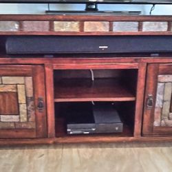TV Stand And Storage/Matching Stone but Coffee Table Is Slightly Darker Tbh
