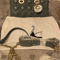 Lady d-joy leather crossbody bag