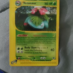 2002 Rare Venusaur Pokemon Card 68/165 Best Offer
