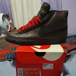 Nike Blazer High Brown Size 9