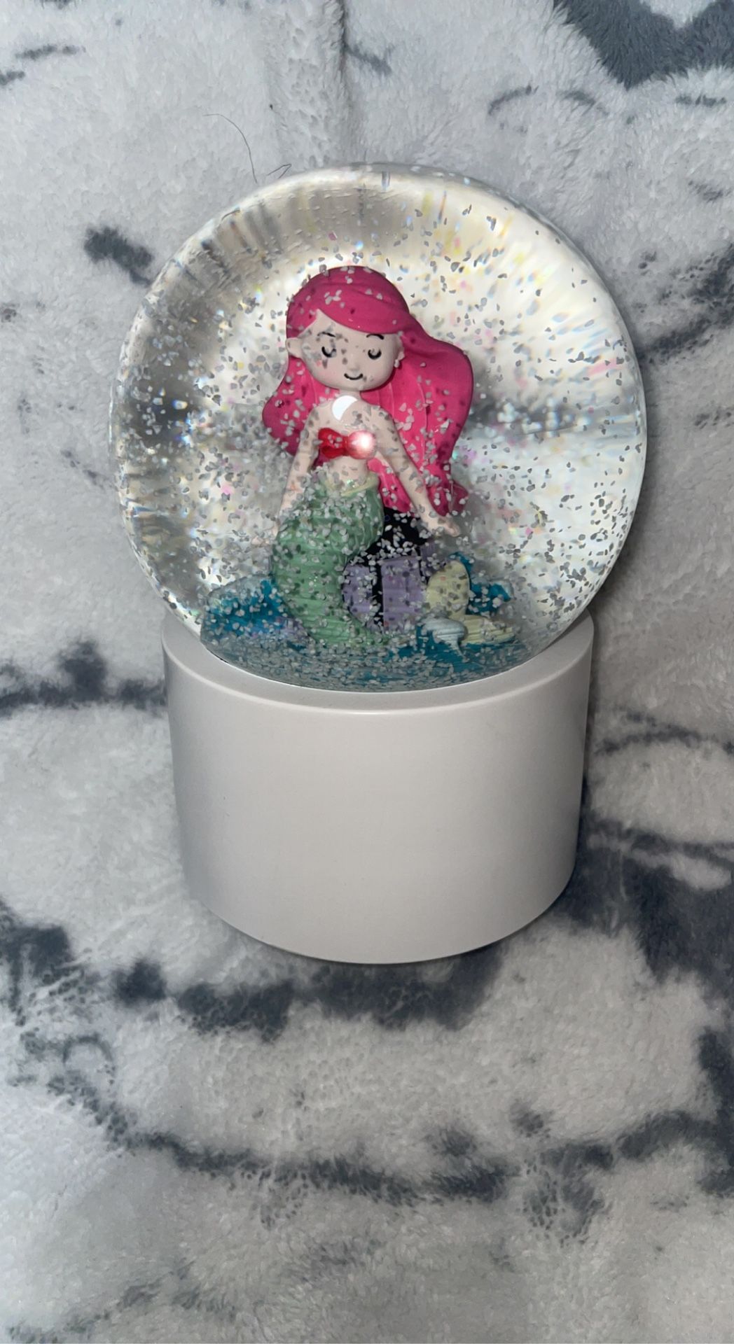 Little Mermaid Music Snow Globe
