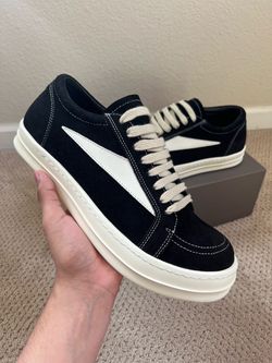Rick Owen’s Low Top Black & White Shoes
