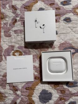 Gen 3 Apple Airpods $50