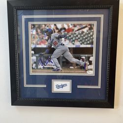 Yasiel Puig LA Dodgers Signed Autographed JSA COA