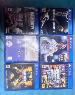 PS4 games with controller and charging station game holder and cooling stand