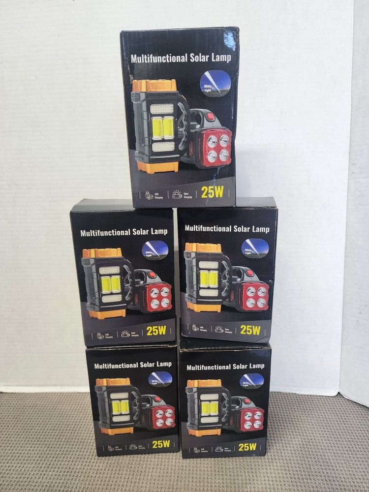 Multifunctional Solar & USB Camping Lamp / Flashlight $7 Ea. Brand New (Price Is Firm)
