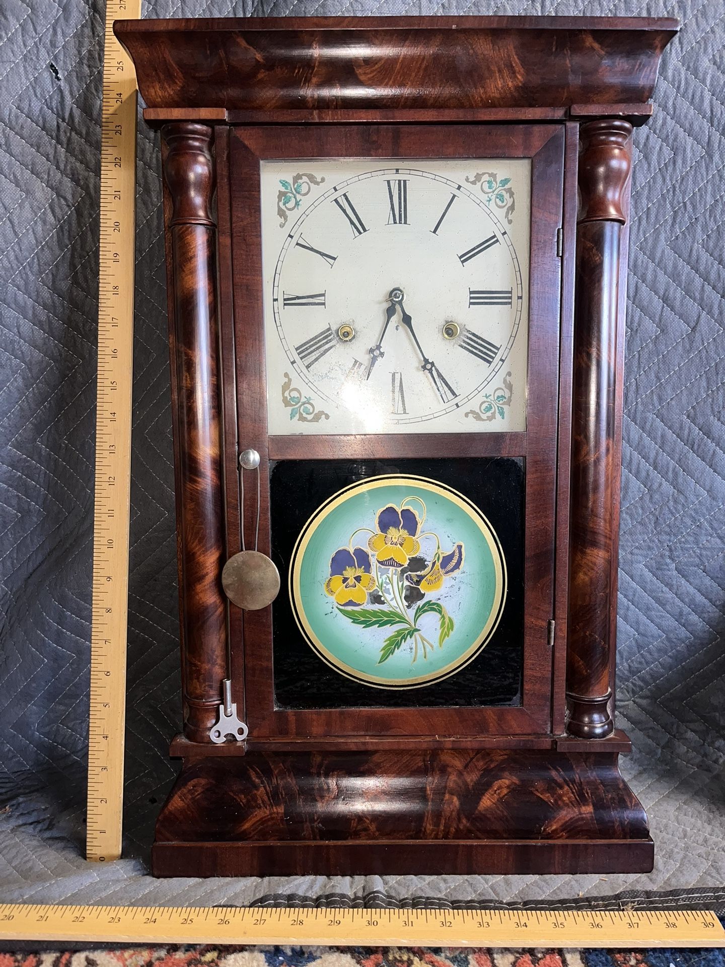 Antique Clock New Haven Connecticut 30 Hour Clock