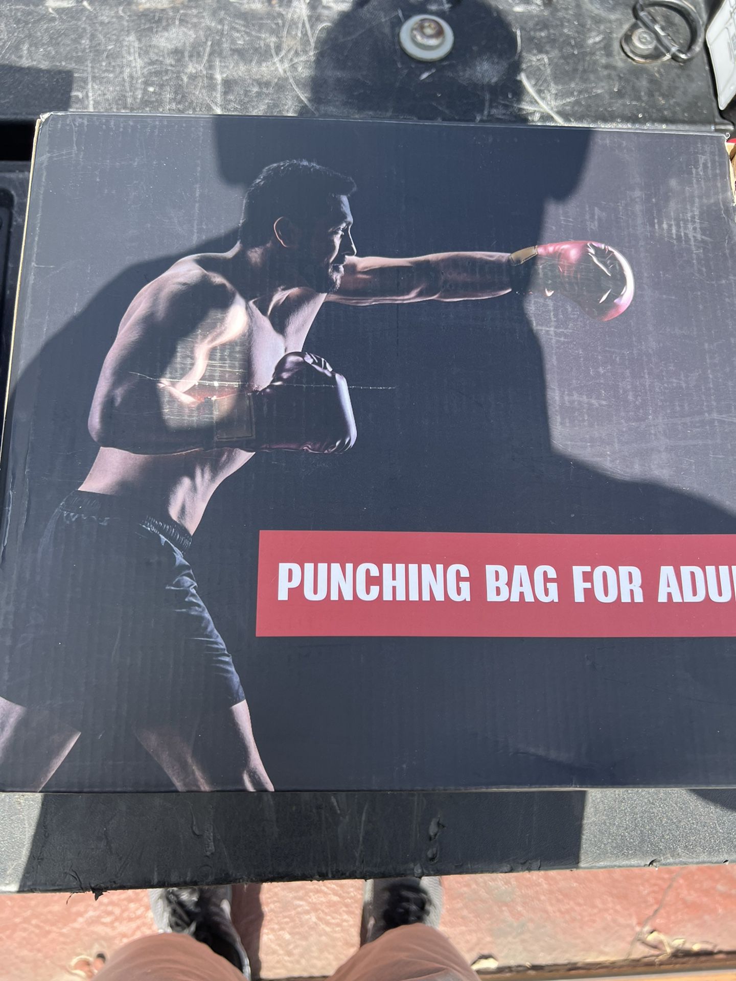 Boxing gloves boxing punching bag and air pump