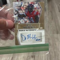 Signed Dk Metcalf Rookie Auto