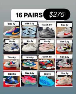 Nikes cheap sizes 5y 6y 7y $275
