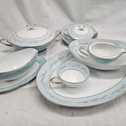 Noritake China Esmeralda Made In Japan DISCONTINUED 1957-1963 Lot Of 10