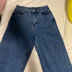 High Rise Wide Leg  Jeans 
