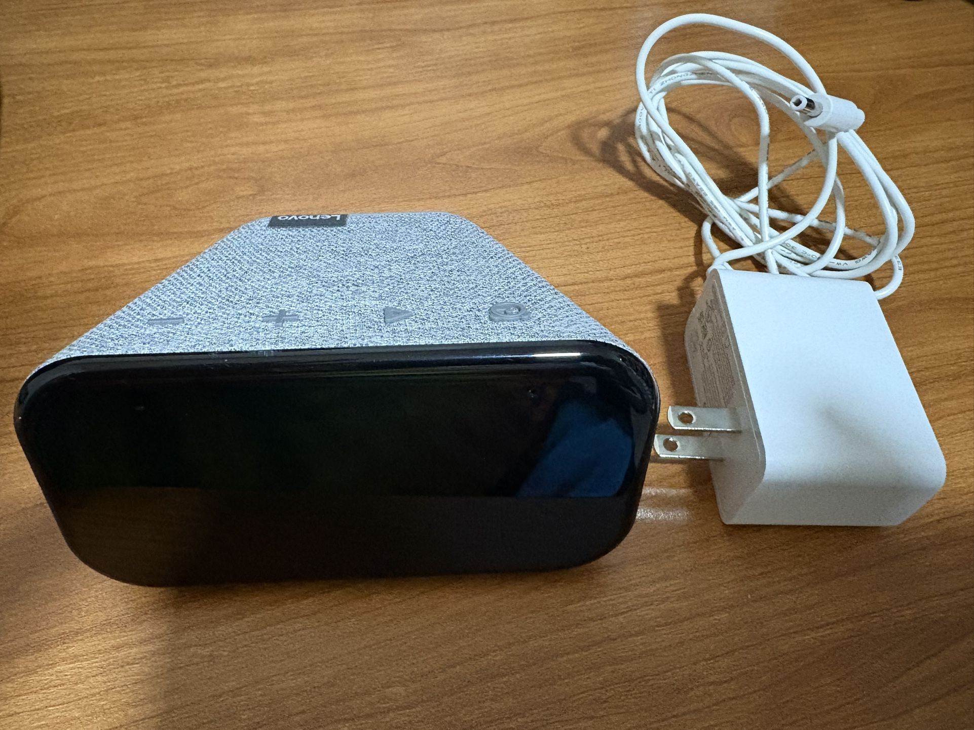 Lenovo Google Smart Speaker Alarm Clock