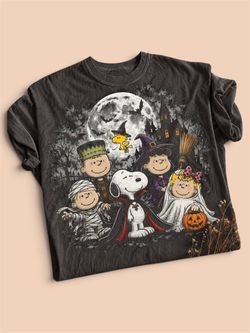 Peanuts Charlie Brown Spooky Halloween t shirts