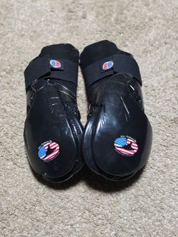 Pro Force Thunder Taekwondo Sparring Gear Set – Black XL Headgear & Foot Guards