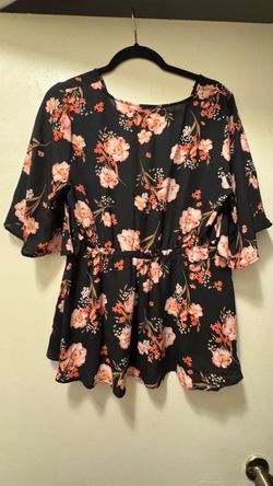 Flower dress shirt