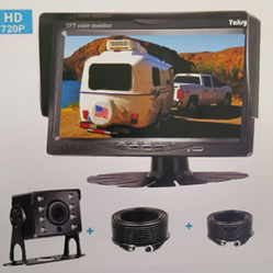 BACK UP CAMERA KIT (,WIRED)CAMERA&MONITOR KIT
YARKY WIRED BACKUP CAMERA & MONITOR KIT
Yakry RV Backup Camera Plug and Play - No Delays 7 Inch HD 1080P