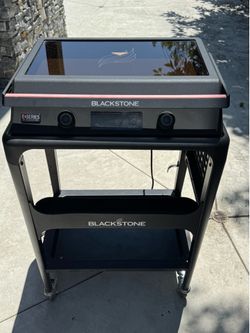 Blackstone E-Series 22” Electric Griddle + Rolling Cart + Spatulas