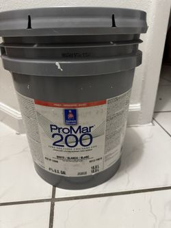 Five Gallons Of Primer  Promar 200 Interior and one Gallón PRO-880 Ultra® Clear Strippable Wallcovering Adhesive. Never Used 
