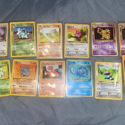 Vintage 1999 Pokemon Card Lot 10 Cards 1st Edition Rhyhorn/