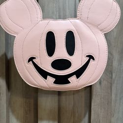 Mickey Pumpkin Crossbody Bag | Pink Halloween Purse | Cute Fall Bag