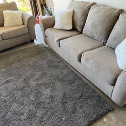 Beige Loveseat Sofa Couch 