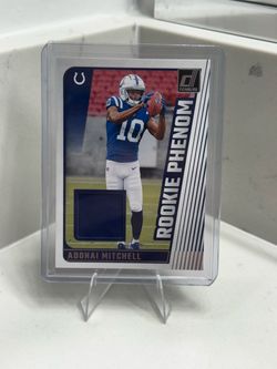 2024 Panini Donruss Adonai Mitchell Rookie Phenom Jersey Relic Carded