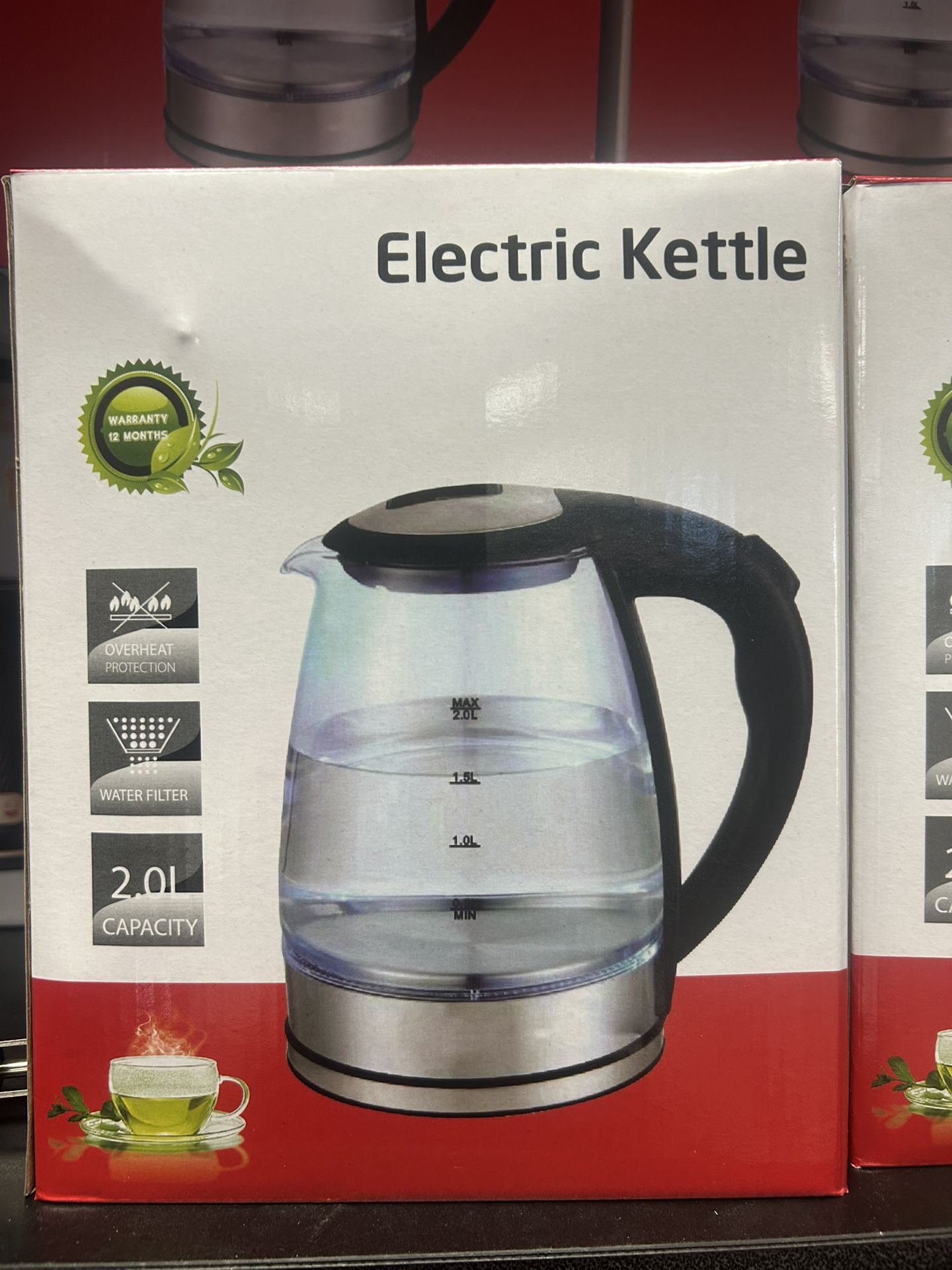 2L Glass Electric Kettle