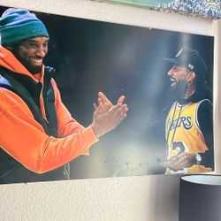 Kobe And Nipsey Hustle Wood Picture