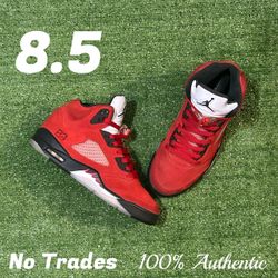 Size 8.5 Air Jordan 5 Retro “Raging Bulls” 🐂 