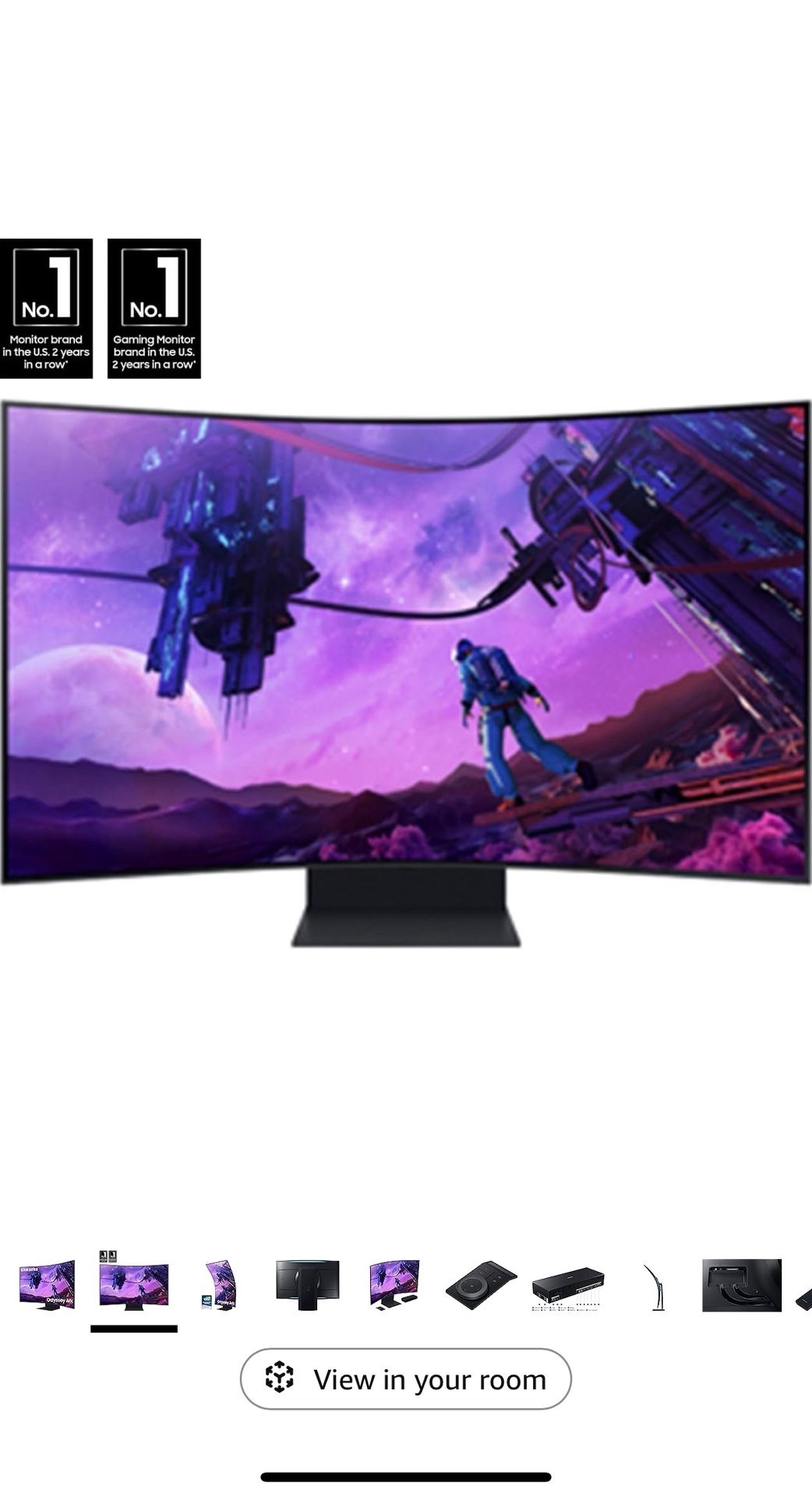 Samsung Odyssey Ark 55” Curved Screen