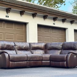 Sectional Couch/Sofa - Recliners - Brown - Delivery Available 🚛