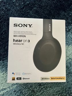 Sony WH-H910N h.ear on 3 Wireless Noise-Canceling Headphones Black
