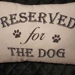 Reserved Dog Pillow 