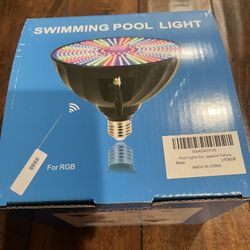 Rgb Pool Light Bulb Changing Colors