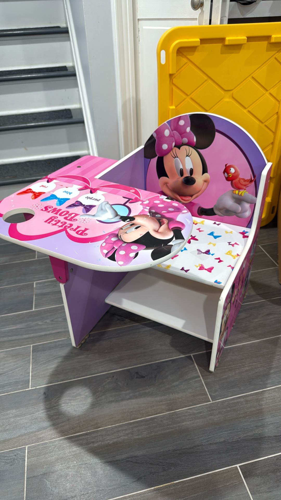 Disney Minnie Mouse Chair/Desk For Children
