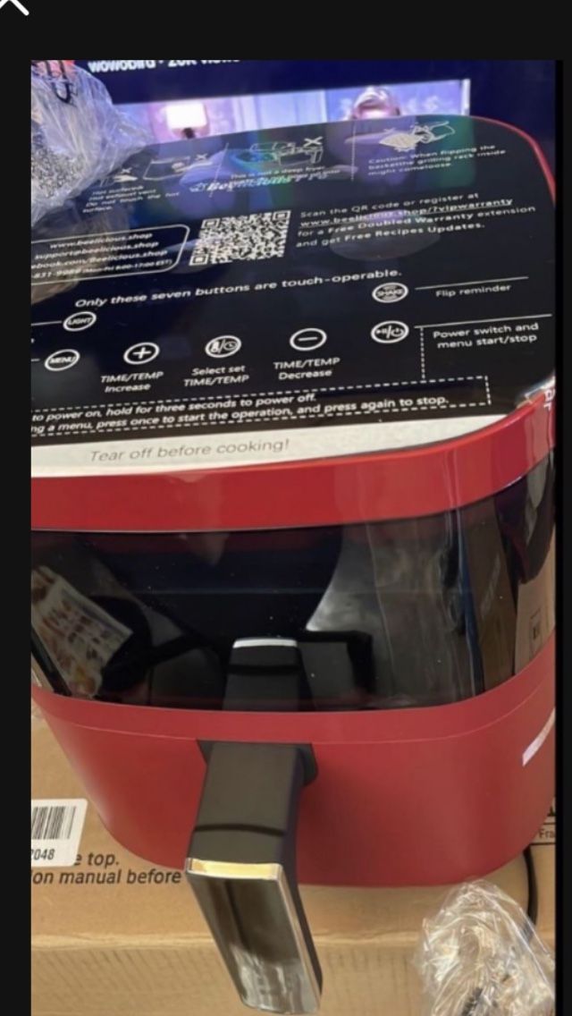 Air Fryer,Beelicious® 8-In-One Smart Compact 4QT Air Fryers,with Viewing Window,Shake Reminder,450°F Digital Airfryer with Flavor-Lock Tech,Dishwasher