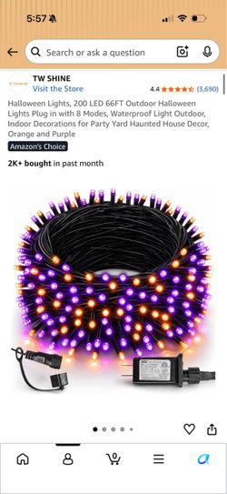 Brand new Halloween lights