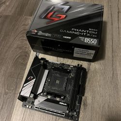 Asrock B550 Itx Phantom Gaming WiFi Am4 Gaming Computer Pc Motherboard