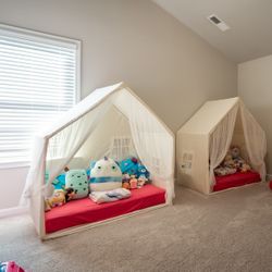 Two Play Tents W/ Two Crib Mattress' Included 