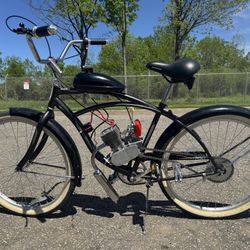 New 100cc motorized bicycle 26” schwinn beach cruiser