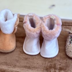 Lot Of 3 Pairs Of Newborn Baby Girls 