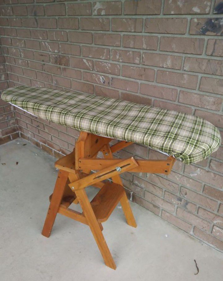 RARE ANTIQUE AMISH MADE ONIT CHAIR-IRONING BOARD