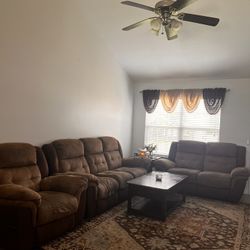 Power Recliner Sofa Set 