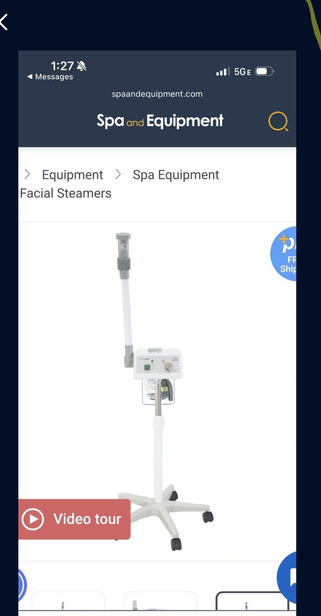 Professional spa/Facial steamer Katana Skinact