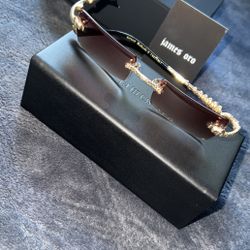 james oro authentic ‘snake’ glasses 