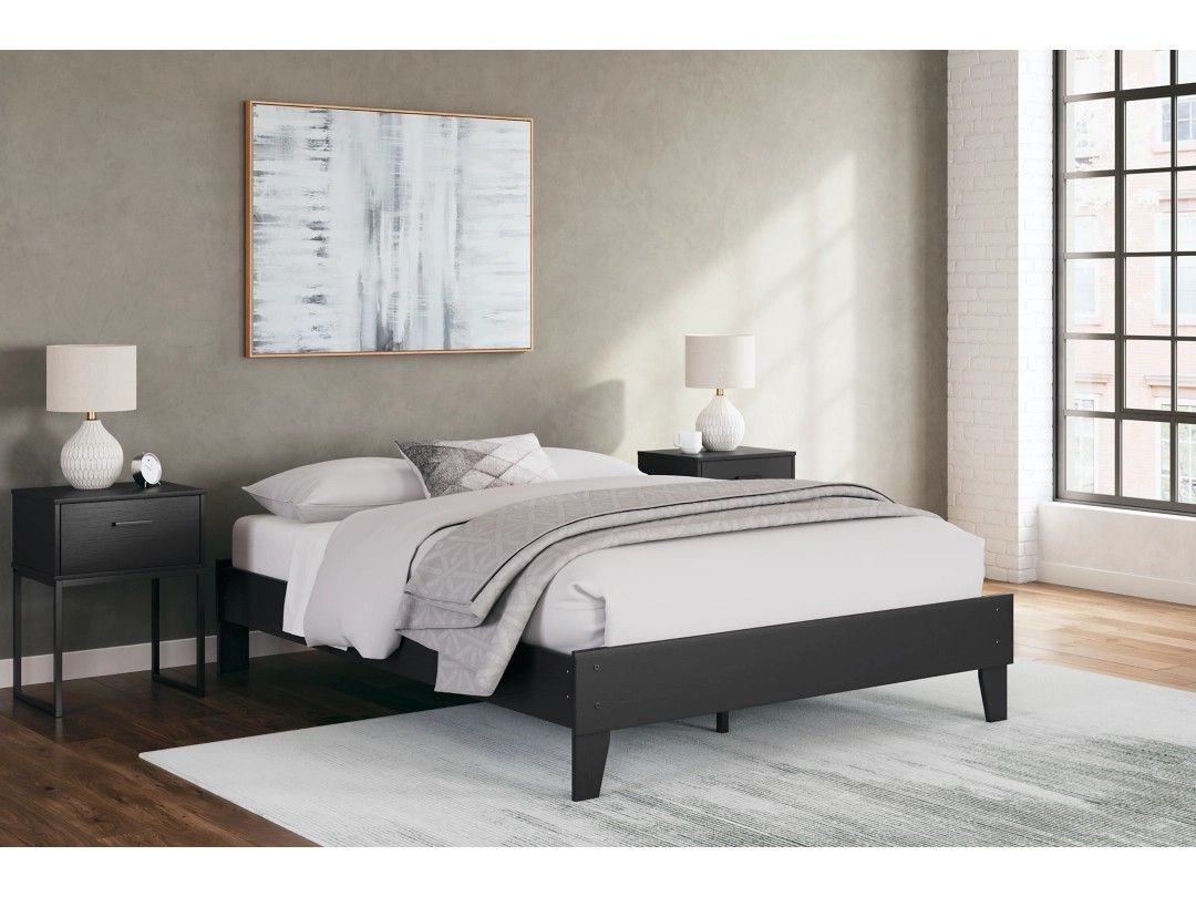 Socalle Queen Platform Bed(New In Box)