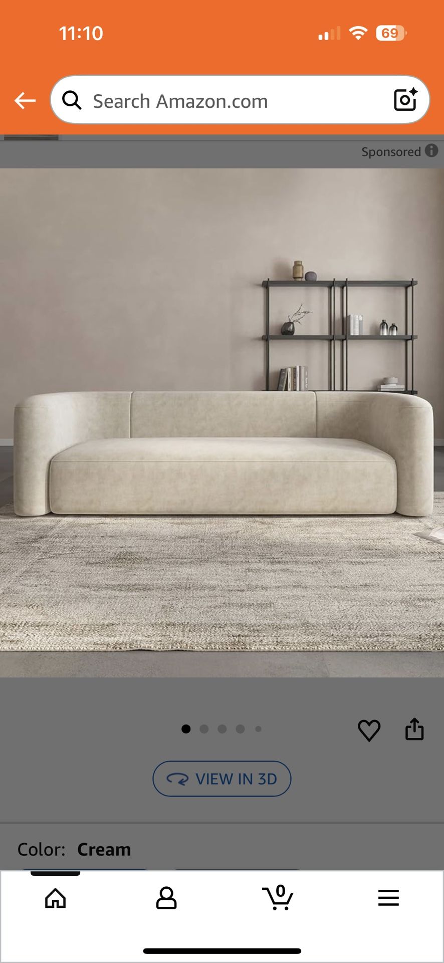 Acanva Luxury Model Sofa